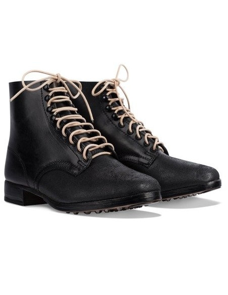 l'armée allemande en cuir noir bottes noir