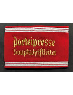 NSDAP Partei Presse du tout écrit bracelet Leiter