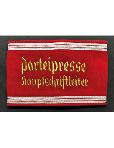 NSDAP Partei Presse du tout écrit bracelet Leiter