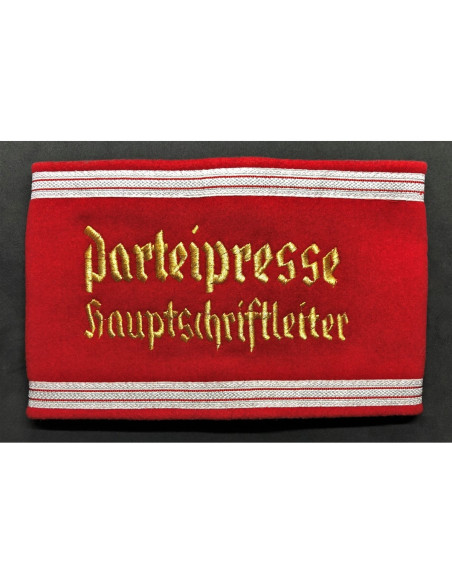 NSDAP Partei Presse du tout écrit bracelet Leiter