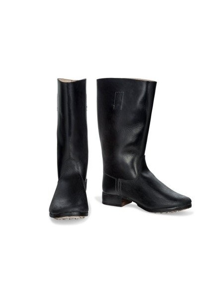 German leather marching boots
