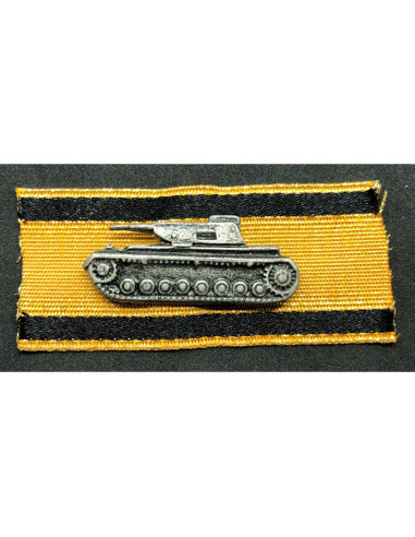 Tank vernietiging badge goud