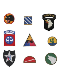 Choose U.S. Army division patches