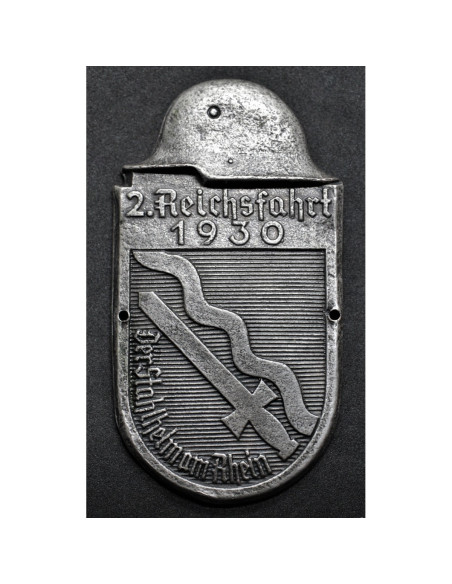 Car plaque ReichsFahrt 1930