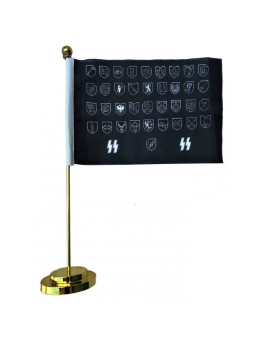 Table flags metal base