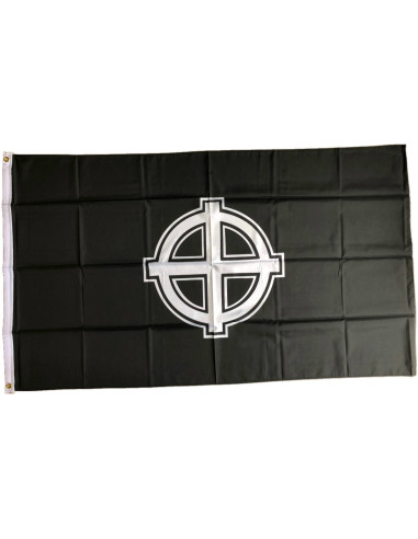 Celtic cross flag polyester
