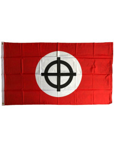 Celtic cross flag polyester type 2