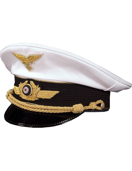 blanc chapeau Luftwaffe général