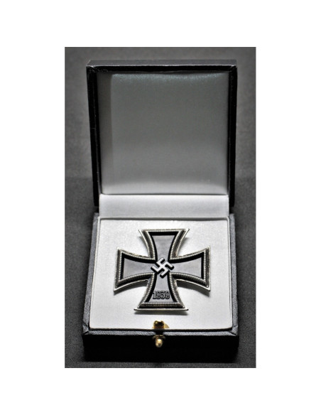 Display case for iron cross
