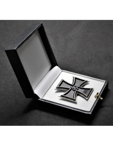 Display case for iron cross