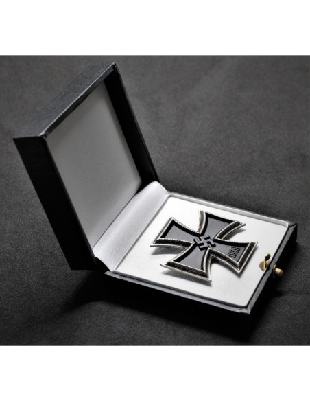 Display case for iron cross