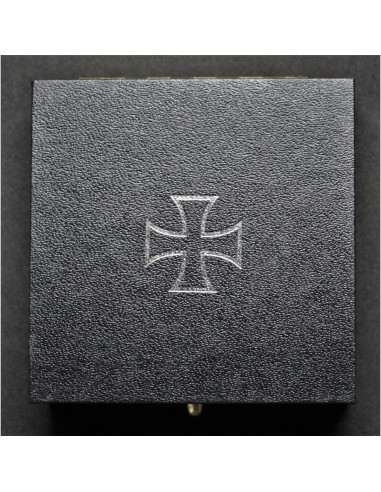 Display case for iron cross