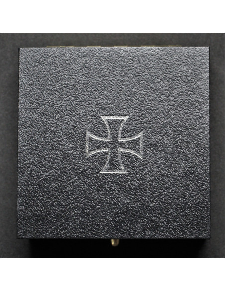 Display case for iron cross