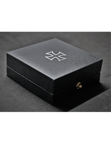 Display case for iron cross