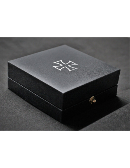 Display case for iron cross