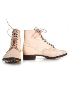 M37 Duitse leren leger schoenen ongeverfd 2