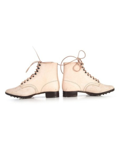 bottes de l'armée en cuir M37 allemand unpainted