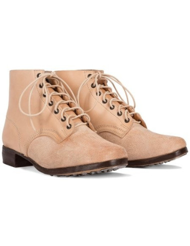 M43 bottes de l'armée en cuir noir allemand non...