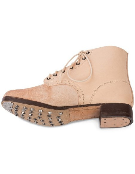 M43 German leather army ankle boots undyed