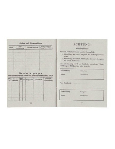 Volkssturm paybook