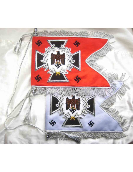 Wehrmacht swallow tailed flags hand sewn
