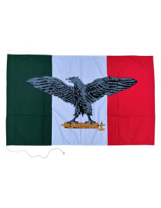 Drapeau de la république sociale italienne en coton