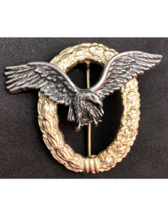 Luftwaffe piloot badge goud zonder swastika