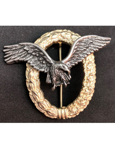 Luftwaffe piloot badge goud zonder swastika