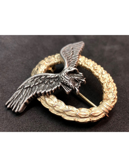 Luftwaffe piloot badge goud zonder swastika