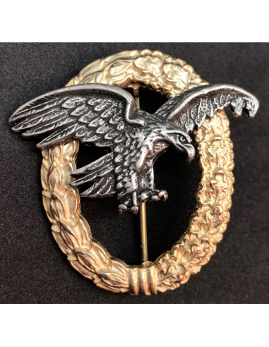Luftwaffe observer badge gold without swastika