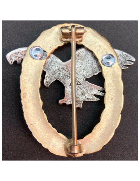 Luftwaffe observatie badge goud zonder swastika