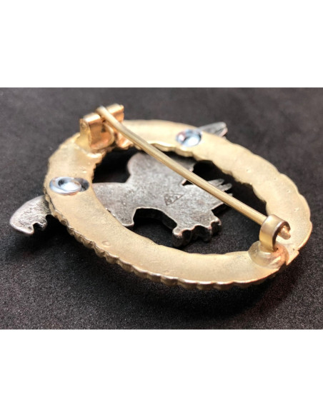 Luftwaffe observer badge gold without swastika