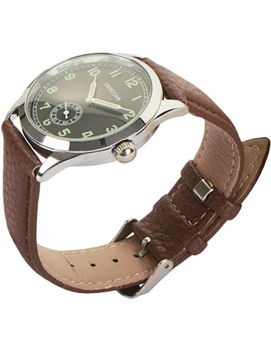 German Wehrmacht Army  Service Watch brown strap