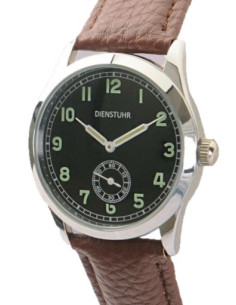 Wehrmacht dienst horloge bruine band 2