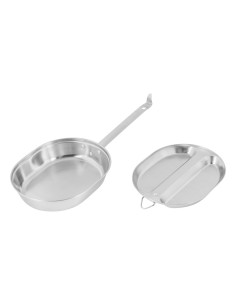 U.S. steel tray and pan