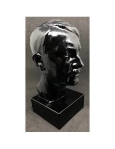 Adolf Hitler head bust black 2