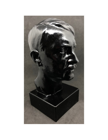Adolf Hitler buste de la tête noir