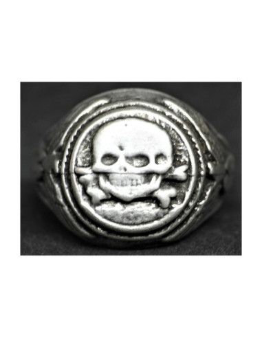 SS doodshoofd ring