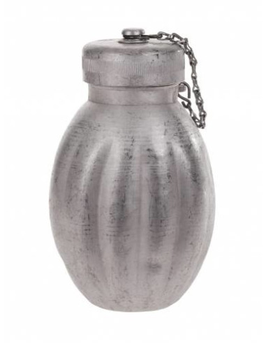 Polish aluminum field canteen