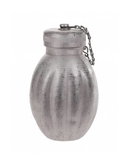 Polish aluminum field canteen