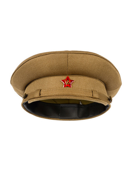Soviet infantry officer cap khaki