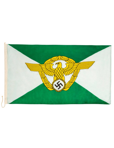 Drapeau de la police du Troisième Reich en coton