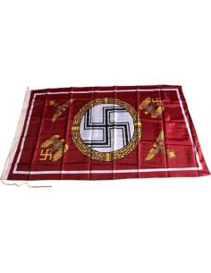 blanc polyester drapeau Leibstandarte