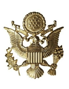U.S. officer cap badge