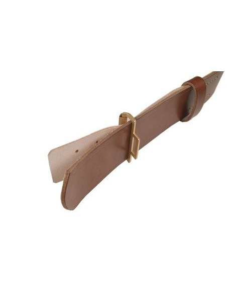 Prussian officer leather belt with buckle