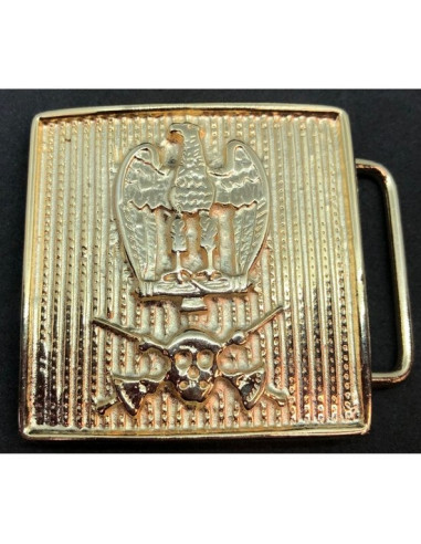 Musketiers van Mussolini modern buckle goud
