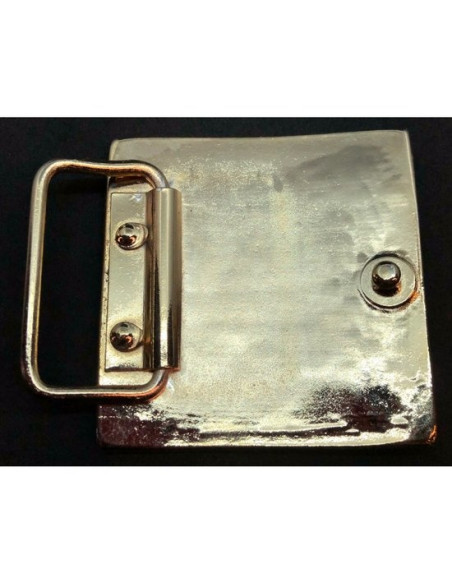 Musketiers van Mussolini modern buckle goud