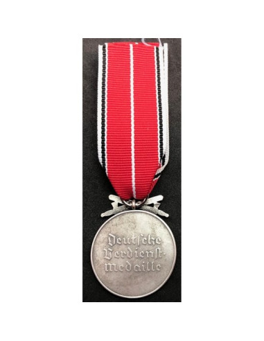 German service medal with swords