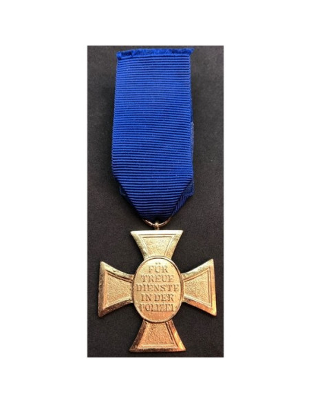 la police nazie 25 ans Médaille de service 1ᵉ classe