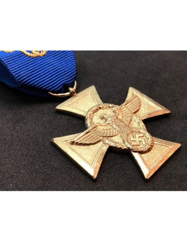 Nazi polizei 25 year service medal 1ᵉ Klasse
